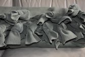 Plaid - Deken - Fleece - Hoogwaardig - Ideaal Tegen De Koude - Leuk Idee Als Cadeau - Uni Groen - Donkergroen - 140 cm x 220 cm