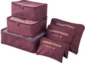 Packing cubes set - koffer of tas organizer - inpak zakken