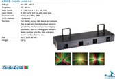 Laserprojector rood / groen DMX 500MW - disco lichteffect