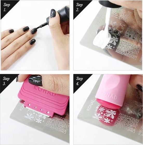 KONAD nagellak voor stempel BRUIN / BROWN 60, 11 ml; nail art op je nagels  stempelen?... | bol.com