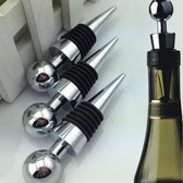 Wijnset - 3x wijnschenker & 3x wijnstopper - wijn accessoires set