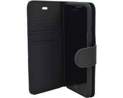 PU Walletcase Deluxe Ascend P Smart 2019 pitch black