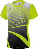 Erima Atletiek T-Shirt Dames - Fluogeel / Zwart | Maat: 36