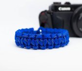 Dutch Cord |Met Peak Design Anchor Link | Camera Polsriem | Camera Polsband | Camera Wrist Strap | Cobalt Blue Reflection Strap