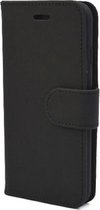 PU Wallet Deluxe Galaxy A7 2018 pitch black