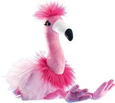 Pluche roze flamingo knuffel 27 cm - Flamingos tropische vogels knuffels - Speelgoed voor kinderen