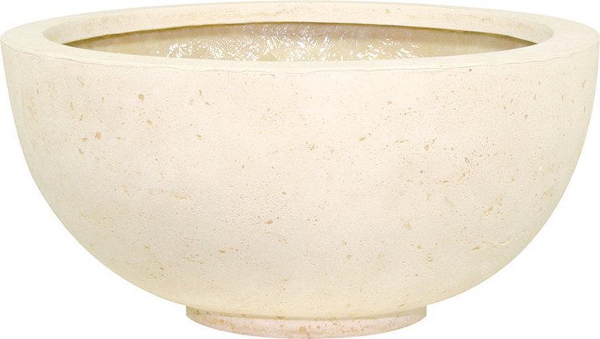 Maxifleur - Polystone Ego Plus - Planting bowl - 50x22 cm - Crème