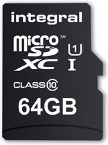 Integral 64GB Micro SDXC UltimaPro 64GB Micro SDXC UHS-I Class 10 flashgeheugen