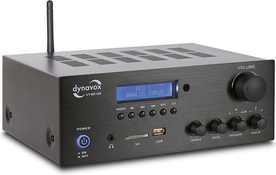 Dynavox VT-80MK stereo versterker met en