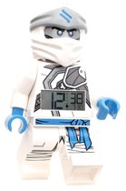 LEGO Ninjago Zane Masters of Spinjitzu Wekker Alarm Klok Minifigure