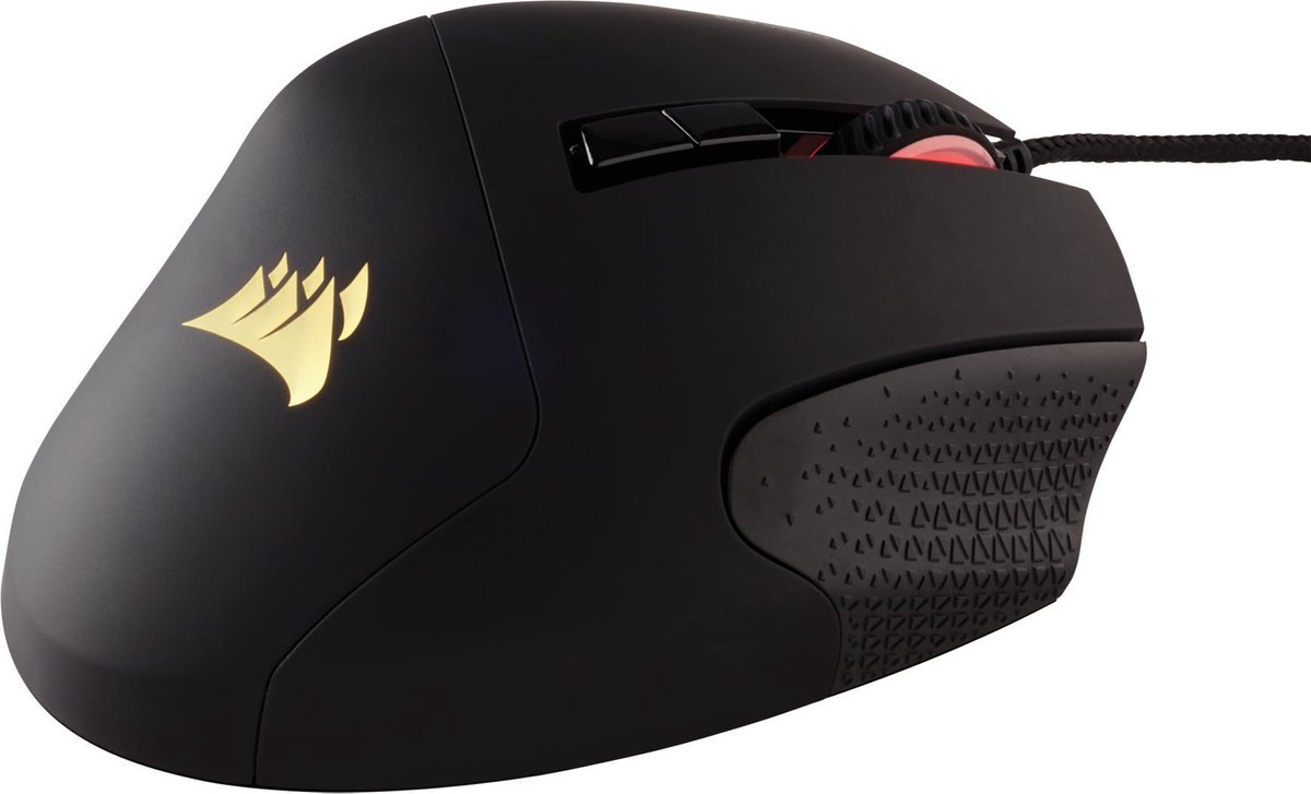 Corsair Scimitar RGB Elite Gaming Muis - 18000 DPI - Zwart