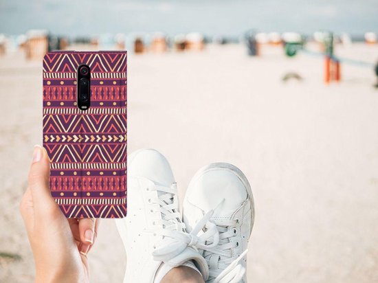 Coque Xiaomi Mi 9T Pro avec Aimant Aztec Purple