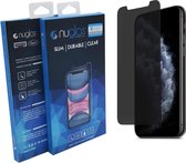 iPhone XS Max / 11 Pro Max (privacy) Nuglas glazen screenprotector – Tempered Glass – Privacy gehard glas - 1x stuk