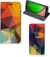 Stand Case Motorola Moto G7 Play Polygon Color