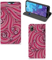 Bookcase Huawei Y5 (2019) Swirl Pink