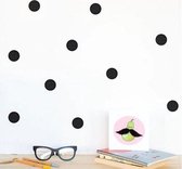 Muurstickers - Stippen - Dots - Rondjes - Wand Decoratie - Universeel - 5 cm diameter - 20 stuks - Zwart