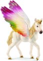 foto van Schleich Gevleugelde Regenboog eenhoorn veulen 70577 - Speelfiguur - Bayala - 9 x 5,7 x 16 cm