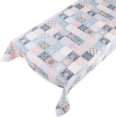 Tafelzeil Castillo 69 Salmon -  140 x 450 cm - Multi tafellaken - Tafelkleed plastic - Voor buiten en binnen - Verschillende maten - Geleverd in een koker