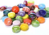 Mozaïeksteentjes Colorful dots - bonte mix; 250 gram