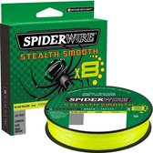 Spiderwire | stealth smooth x8 | HI-VIS Yellow | gevlochten lijn | 0.15 mm | 16.5 kg | 150 meter