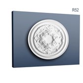 Rosace Décoration de plafond Elément de stuc Orac Decor R52 LUXXUS Elément décoratif blanc 69,5 cm diamètre