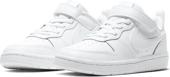 Nike Court Borough Low 2 Sneakers - White/White-White - Maat 28