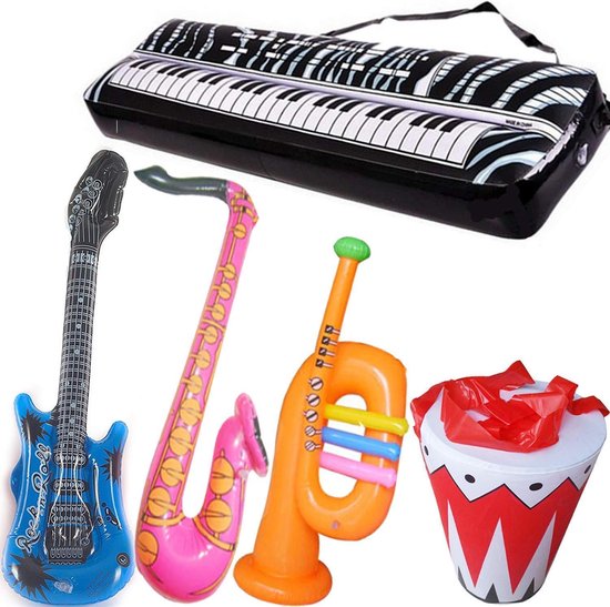Instruments de musique gonflables Dyluxe - Accessoires karaoké - Groupe de  musique - 1... | bol