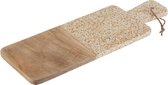 Luxe Tapasplank / Hapjesplank Half Hout/Steen