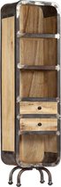 Dressoir hout Bruin (Incl LW Anti kras vilt) - wandkast - Buffetkast - opbergkast - Kast met lades