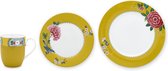 Pip Studio Blushing Birds Starterset Geel - 12 delig