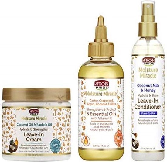 African Pride Moisture Miracle verzorgings set