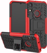 Huawei Y6 (2019) / Y6s Hoesje - Rugged Kickstand - Rood