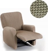 Milos Fauteuilhoes voor Relaxstoel - Linnen - Geschikt voor 60-85cm Breedte - Extreme Stretch Stoelhoezen