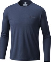 Columbia Outdoorshirt Zero Rules Long Sleeve Shirt Heren - Carbon Heather - Maat XXL