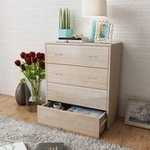 Ladekast Eiken bruin (Incl LW 3d klok) / schoenenkast / dressoir kast / gangkast schoenen kast / commode kast / Kast met lades