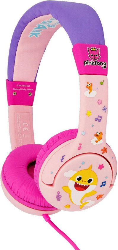 Baby Shark Family Koptelefoon / Headset voor (Roze) | bol.com