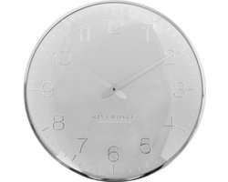 Riverdale Wandklok Ritz zilver 40 cm