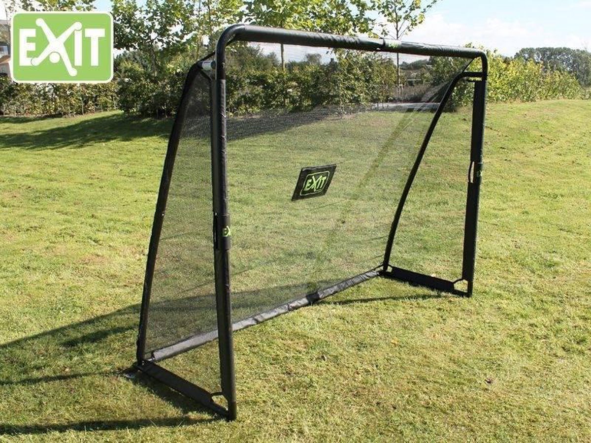 EXIT Coppa Stalen Voetbaldoel 220x170cm - Voetbal Goal - Voor Kinderen - Tuin - Zwart — afbeelding 16