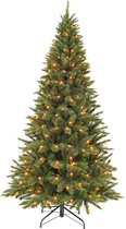 Triumph Tree Forest Frosted Pine - Kunstkerstboom 215 cm hoog - Met energiezuinige LED lampjes