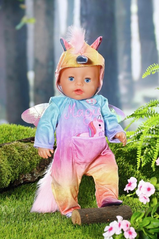 BABY born Fantasie Eenhoorn Onesie Kleur - Poppenkleding 43 cm - BABY born