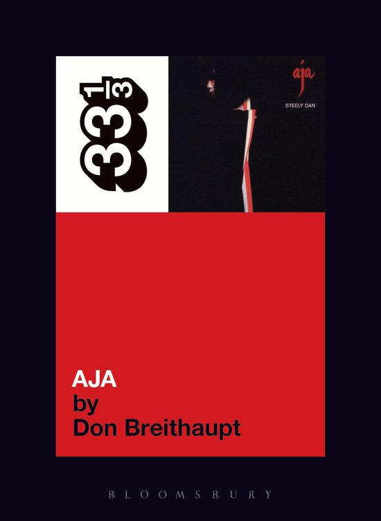 Boekomslag 'AJA by Don Breithaupt', met rode en witte accenten en tekst '33 1/3'.