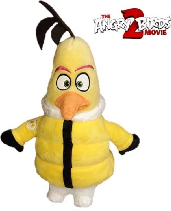Angry Birds 2 film Chuck knuffel - Grote pluche knuffel 25 cm | bol.com