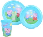 Peppa pig ontbijtset 3 delig met place mat