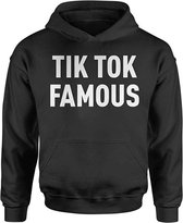 Hoodie sweater | Tik Tok Famous | maat 128 (7-8 jaar)
