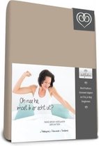 Bed-Fashion Mako Jersey Topdek hoeslakens 80 x 210 cm taupe