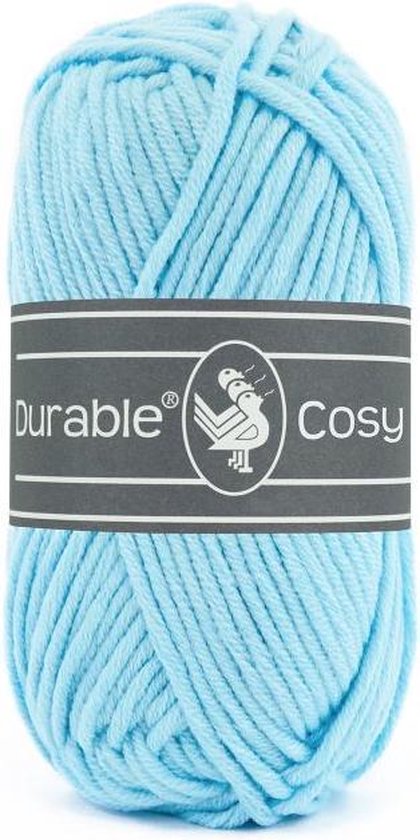 Durable Cosy - katoen/ acryl garen - kleur Sky, licht blauw (2123) - 1 bol  van 50 gram | bol.com