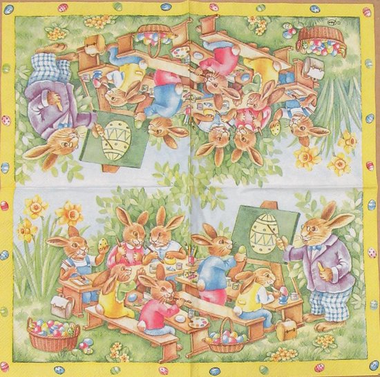 20 Ambiente Papieren Servetten - Paris Art - Tafeldecoratie met motief ook voor feest of decoupage 33x33 cm