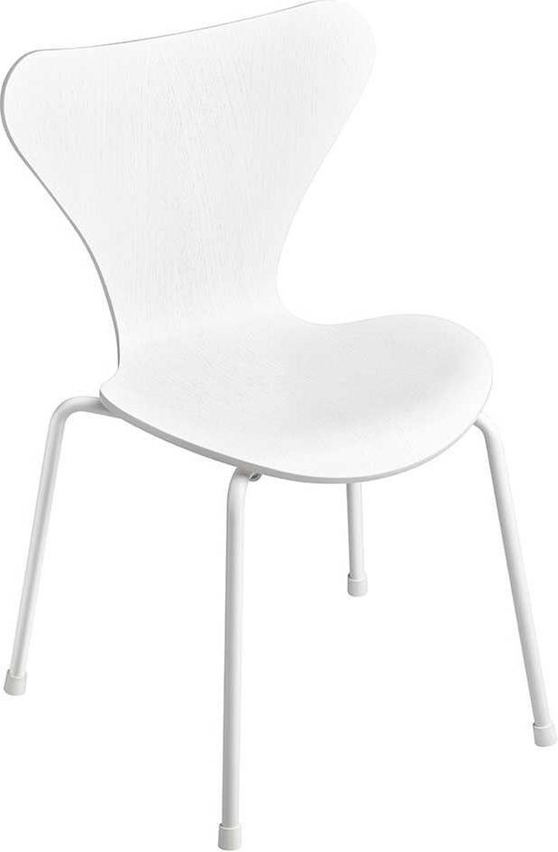 Fritz Hansen Series 7 Vlinderstoel Junior Wit bol