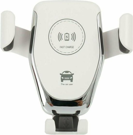 Draadloze Telefoon houder Auto Wit / Draadloos Opladen QI