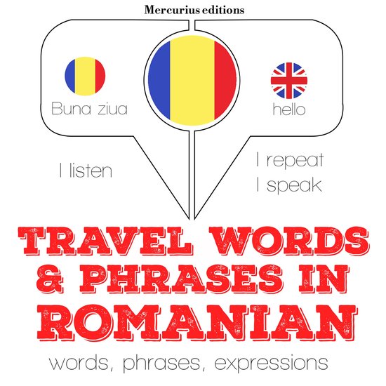 Travel words and phrases in Romanian - cover